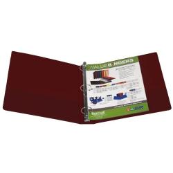 Samsill 1.5 Inch Value Document Storage 3 Ring Binder , Round Ring, 11 x 8.5 Inches, Burgundy (11515)