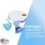 7 Days Rainbow Digital Pill Organizer, CozyCabin Portable Weekly Digital Pill Box with 4 Groups Alarm Reminders, Lightweight Easy Carry Round Electronic Intelligent Medicine Case