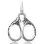 BIHRTC Tiny Scissors Cross Stitch Scissors Stainless Steel Sharp Tip Scissors Embroidery Scissors Small Sewing Scissors Shears for Crafting Threading Needlework Handcraft DIY Working