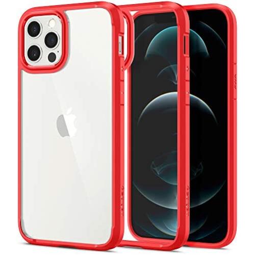 Spigen Ultra Hybrid Designed for iPhone 12 Case (2020) / Designed for iPhone 12 Pro Case (2020) - Red
