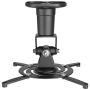 AMER Projector Mount - Universal Ceiling Bracket LCD DLP Tilt 360° Swivel 30lbs (Black)