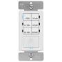 ENERLITES Countdown Timer Switch for bathroom fans and household lights, 1-5-10-15-20-30 Min Settings with Manual Override, Always On Blue LED, Neutral Wire Required, UL Listed, HET06A-R, White