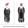 AeroBon 3-Piece Painted Key Cover/ Key Fob Shell Cover Compatible with Porsche Key Shell (MK1)