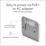 NETGEAR Wireless Access Point (WAX610) - WiFi 6 Dual-Band AX1800 Speed | Up to 250 Client Devices | 1 x 2.5G Ethernet LAN Port | 802.11ax | Insight Remote Management | PoE+ or Optional Power Adapter
