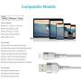 Syncwire iPhone Charger Lightning Cable 4ft [Apple MFI Certified] Upgraded Nylon Braided Fast Charging & Syncing Apple Charger Cord for iPhone 12 11 XS Max XR X 8 Plus 7 Plus 6 Plus Se iPad - Silver