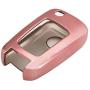 Pink TPU Key Fob Cover Case Remote Holder Skin Protector Jacket for Chevy Chevrolet Equinox Camaro Cruze Malibu Sonic Volt Park Impala Buick Encore Allure Regal
