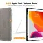 Fintie Folio Case for New iPad 8th Gen (2020) / 7th Generation (2019) 10.2 Inch - Multi-Angle Viewing Soft TPU Smart Stand Back Cover with Pocket, Pencil Holder, Auto Wake/Sleep, Navy Fintie Folio Case for New iPad 8th Gen (2020) / 7th Generation (2019) 10.2 Inch - Multi-Angle Viewing Soft TPU Smart Stand Back Cover with Pocket, Pencil Holder, Auto Wake/Sleep, Navy