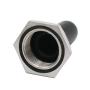 mxuteuk 5pcs Black 12mm Rubber Rocker Toggle Switch Knob Hat Waterproof Boot Cover Cap Ten-MZ-BK