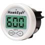 HawkEye DT2BX-TM In-Dash Depth Sounder with Air and Water Temperature (Includes Airmar Transom Mount Transducer)
