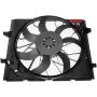 Dorman 621-600 Engine Cooling Fan Assembly for Select Dodge/Jeep Models, Black