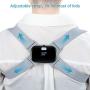 Electronic Posture Corrector, Smart Posture Trainer Reminder Adjustable Back Brace Straightener with Intelligent Sensor Vibration for Kids, Teenagers,Men, Women Improve Posture and Relax Spine