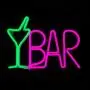 LED Bar Sign Neon Light for Business Remote 8 Modes(Flash) Green Cocktail Glass & Pink BAR Light Up Letter Beer Sign USB Wall Art Décor for Pub, Bistro, Party,Man Cave,Home,Basement(ABARLUF8M)