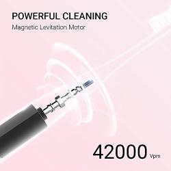 Oclean One Electric Toothbrush 42,000 VPM Sonic Cleaning, 3.5H Charge 60 Days Battery Life, 3 Brushing Modes, 4 Intensity Settings, Smart Rechargeable Toothbrush for Adults with Travel Case Included