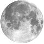 HaloVa Mouse Pad, Anti Slip Planet Mouse Mat for Desktops, Computer, PC and Laptops, Customized Round Mouse Pad for Office and Home, Primary Moon, 8.7 inches