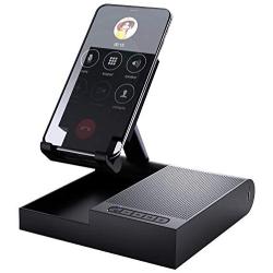 Bluetooth/USB Speakerphone, Wireless Bluetooth Speaker with DSP Noise Reduction, Enhanced Voice Pickup, Phone Stand, 10W Wireless Charger, Conference Speaker for Computer, Phone, Tablet, Home Office