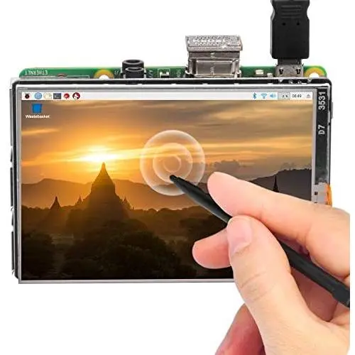 OSOYOO LCD Touch Screen 3.5'' HDMI Display Monitor TFT for Raspberry Pi 3 2 Model B Audio Output with Stylus Pen