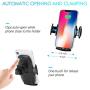 Wireless Car Charger, 10W Auto-Clamping Qi Fast Charging Car Mount Charger Air Vent Phone Holder for iPhone 12/12 Pro/SE/11/11 Pro/11 Pro Max/XS Max, Galaxy S20/S20 Plus/Note10, All Smartphone