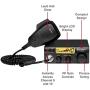 Cobra 19DXIV Professional CB Radio - Instant Channel 9 and 19, 4 Watt Output, Full 40 Channels, LCD Display, RF Gain Control, Compact Design