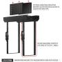 Penn Elcom Under-Desk Computer Mount, Adjustable with Slide-Out Access, 71 Inches - PC Tower Holder
