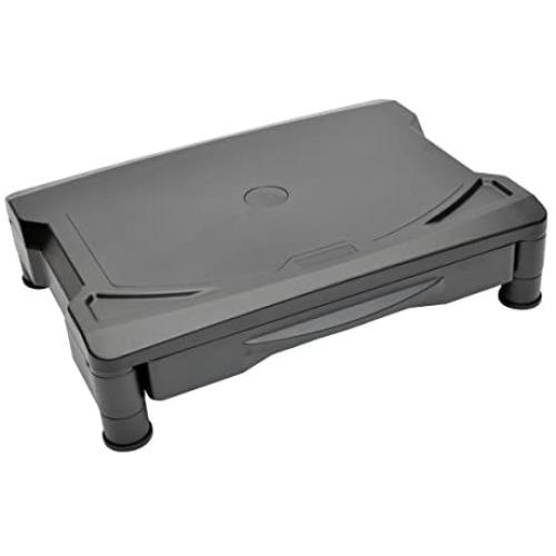 Tripp Lite LCD Display TV Monitor Riser Stand w/ Storage Drawer, Raises up to 4.7in.for Monitors, Printers or Laptops (MR1612D1)