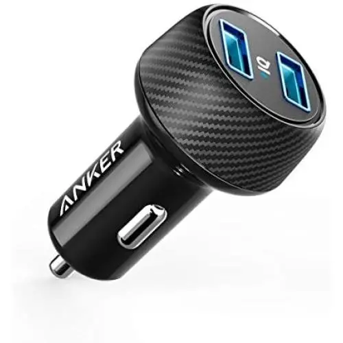 Anker 24W 4.8A Car Charger, 2-Port Ultra-Compact PowerDrive 2 Elite with PowerIQ Technology and LED for iPhone XS/Max/XR/X/8/7/6/Plus, iPad Pro/Air/Mini, Galaxy Note/S Series, LG, Nexus, HTC, and More Anker 24W 4.8A Car Charger, 2-Port Ultra-Compact PowerDrive 2 Elite with PowerIQ Technology and LED for iPhone XS/Max/XR/X/8/7/6/Plus, iPad Pro/Air/Mini, Galaxy Note/S Series, LG, Nexus, HTC, and More