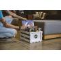 Crosley AC1004A-WH Record Storage Crate Holds up to 75 Albums, White