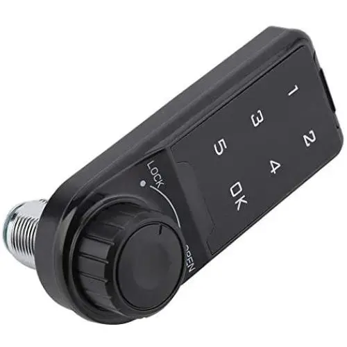 FTVOGUE Code Security Lock Touch Digital Keypad Electronic Deadbolt Lock Password Key Access Lock Security Cabinet Coded Locker (L=30)