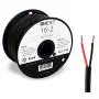 Next 16/2 Speaker Wire - 16 AWG/Gauge 2 Conductor - UL Listed in Wall (CL2/CL3) and Outdoor/In Ground (Direct Burial) Rated - Oxygen-Free Copper (OFC) - 100 Foot Spool - Black