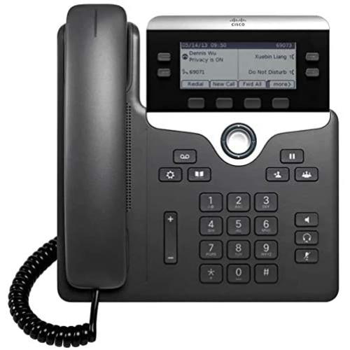 Cisco 7841 IP Phone with Multiplatform Firmware (CP-7841-3PCC-K9) (Power Supply Not Included) - Renewed
