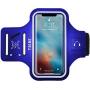 TRIBE Water Resistant Cell Phone Armband Case for iPhone 11, 11 Pro, 11 Pro Max, X, Xs, Xs Max, Xr, 8, 7, 6, Plus Sizes, Galaxy S10, S9, S8, S7, Plus Sizes and More! Adjustable Elastic Band & Key Slot