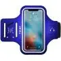 TRIBE Water Resistant Cell Phone Armband Case for iPhone 11, 11 Pro, 11 Pro Max, X, Xs, Xs Max, Xr, 8, 7, 6, Plus Sizes, Galaxy S10, S9, S8, S7, Plus Sizes and More! Adjustable Elastic Band & Key Slot