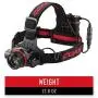 Coast HL8 615 Lumens, Focusing, 4 x AA Pure Beam Focusing LED Headlamp 19649