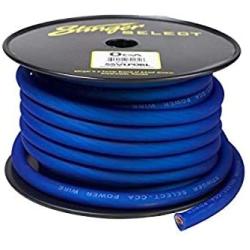 Stinger SSVLP0BL 1/0Ga Matte Blue Power Wire 50