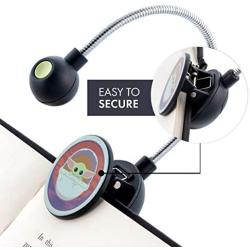 WITHit Disney Star Wars Clip On Book Light – The Child – LED Reading Light with Clip for Books/eBooks, Reduced Glare, Portable & Lightweight Bookmark Light for Kids, Batteries Included