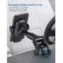 Car Phone Mount, Mpow 3-1 Phone Holder for Dashboard & Air Vent & Windshield with Strong Suction Cup and Twist-Lock Clip Compatible iPhone 12 11 Pro MAX XS XR X 8 7 6Plus Etc