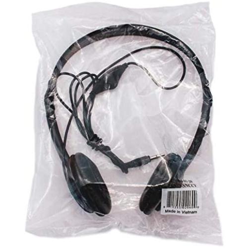 Soundnetic SN-CCV 25 Pack Budget Classroom Headphones, Stereo, with Leatherette Earpads & Volume Control