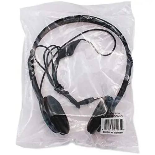 Soundnetic SN-CCV 25 Pack Budget Classroom Headphones, Stereo, with Leatherette Earpads & Volume Control