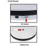 Yuanj Motorized Turntable Display, 360 Degree Electric Rotating Display Turntable for Display Jewelry, Watch, Digital Product, Shampoo, Glass, Bag, Models, Diecast, Jewelry and Collectibles