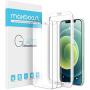 Maxboost Screen Protector Compatible with iPhone 12 Mini Screen Protector - 3 Pack, Tempered Glass Film for Apple iPhone 12 mini 5.4-inch (2020) (w/Alignment Tool included)