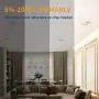 Amico 12 Pack BR30 LED Bulb 9W=65W, 4000K Cool White, 650 LM, E26 Base, Dimmable, Indoor Flood Light for Cans - UL & Energy Star