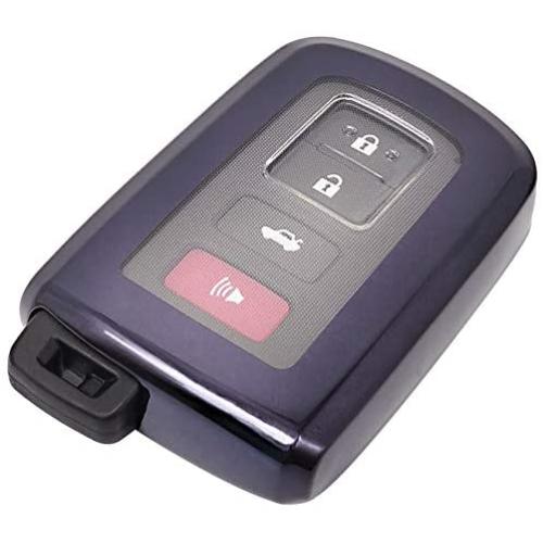 Alegender Soft TPU Key Fob Cover Case Remote Holder Skin Glove Fit for 2019 2020 2021 Toyota Tacoma 4Runner Sequoia 2017 2018 Highlander Avalon Camry Corolla RAV4 Land Cruise Prius V HYQ14FBA