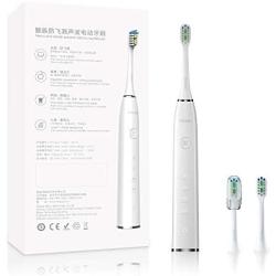Meizu Anti-Splash Acoustic Electric Toothbrush,Sonic Electric Toothbrush Clean as Dentist,AET01 SmartSeries White Electronic Power Rechargeable Toothbrush 4 Modes Waterproof