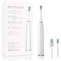 Meizu Anti-Splash Acoustic Electric Toothbrush,Sonic Electric Toothbrush Clean as Dentist,AET01 SmartSeries White Electronic Power Rechargeable Toothbrush 4 Modes Waterproof