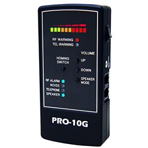 Spy-Hawk Security Products Pro-10G the # 1 GPS Tracker Finder - Law-Grade Counter Surveillance Bug Sweep - Professional Handheld Detection of Active GPS Trackers, Mobile Phones (Renewed)