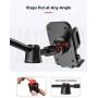 Mpow Car Phone Mount, Dashboard Windshield Car Phone Holder with Long Arm, Strong Sticky Gel Suction Cup, Anti-Shake Stabilizer Compatible iPhone 12 11 pro/11 pro max/XS/XR/X/8/7,Galaxy, Moto and More