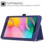 Fintie Folio Case for Samsung Galaxy Tab A 8.0 2019 Without S Pen Model (SM-T290 Wi-Fi, SM-T295 LTE), [Corner Protection] Slim Fit Premium Vegan Leather Stand Cover, Navy
