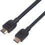 Amazon Basics Nylon-Braided 4K, 18Gbps HDMI to HDMI Cable, 3 Foot