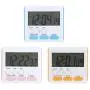 ACHICOO Magnetic Large LCD Digital Kitchen Timer with Loud Alarm Count Up& Down Clock to 24 Hours White + Rose red Electronic Phone Computer Products for Travel/Work