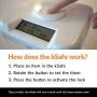 kSafe XL: Time Locking Container to limit drinking and other vices. 10.4'' inside height. (White Lid + XL Clear Base)