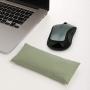 Mouse Wrist Rest Support Pad - Ergonomic Mouse Pad with Wrist Support for Computer, Laptop, Office Work, PC Gaming, Massage Ergobeads & Cotton Fabric, Army Green